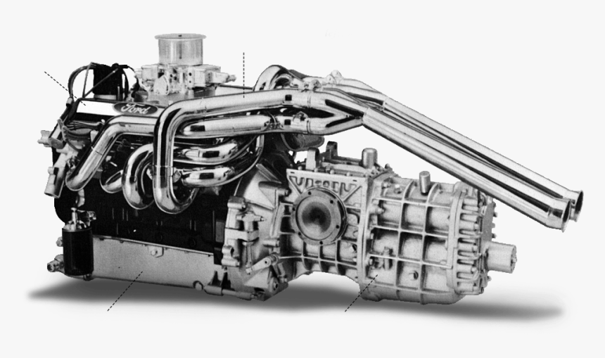 Ford Gt40 Le Mans 1966 Engine, HD Png Download