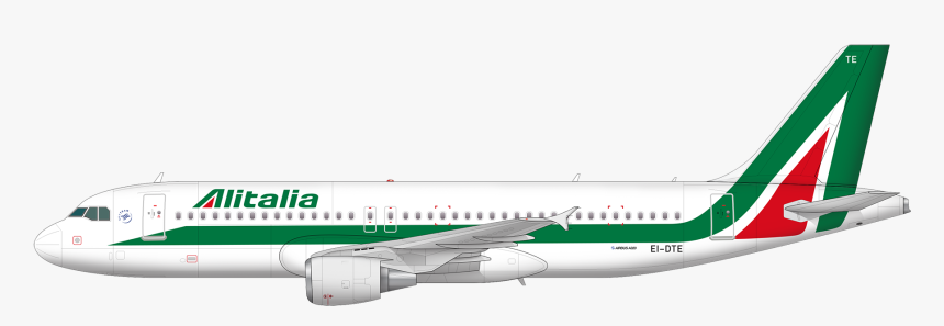 Transparent Alitalia Plane, HD Png Download