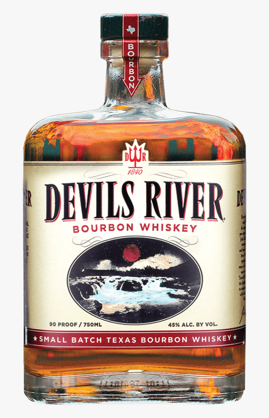 Devils River Bourbon Whiskey Bottle - Devils River Barrel Strength Bourbon, HD Png Download