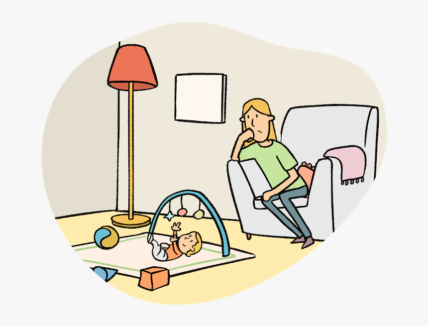 Effects Of Mental Illness - Postpartum Depression Cartoon Transparent, HD Png Download