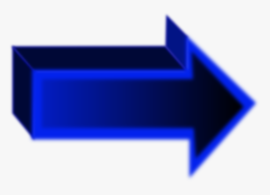 Blue Right Arrow, HD Png Download