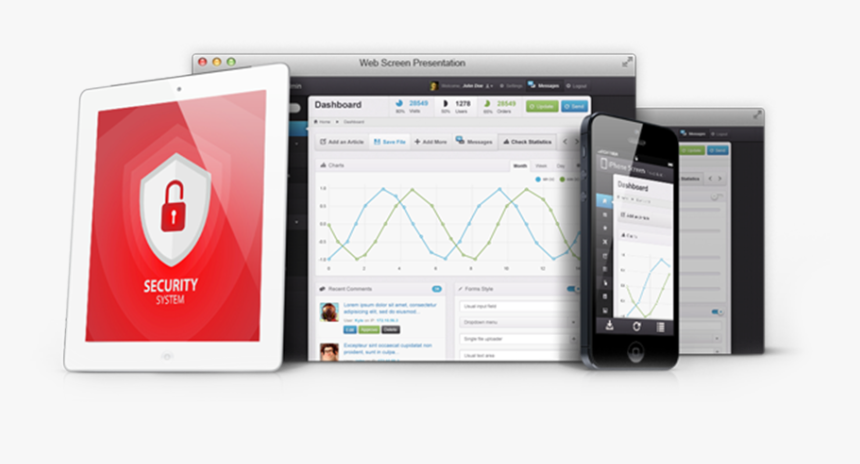 Web Security Service In Bangalore - Web Design, HD Png Download