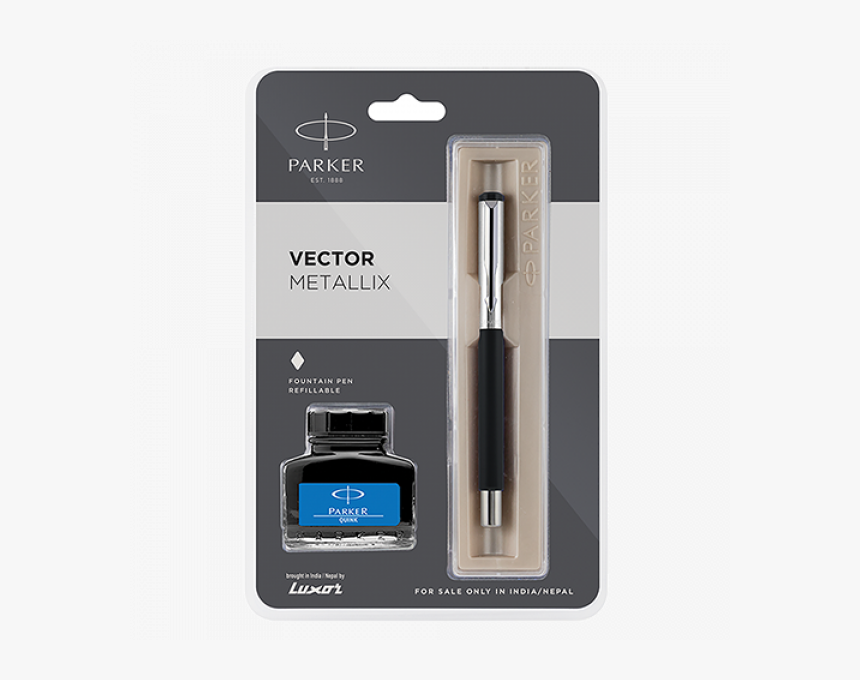 Parker Vector Metallix Fountain Pen, HD Png Download