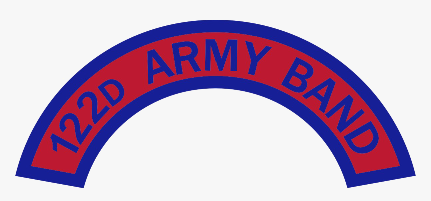 122nd Army Band Tab - Circle, HD Png Download