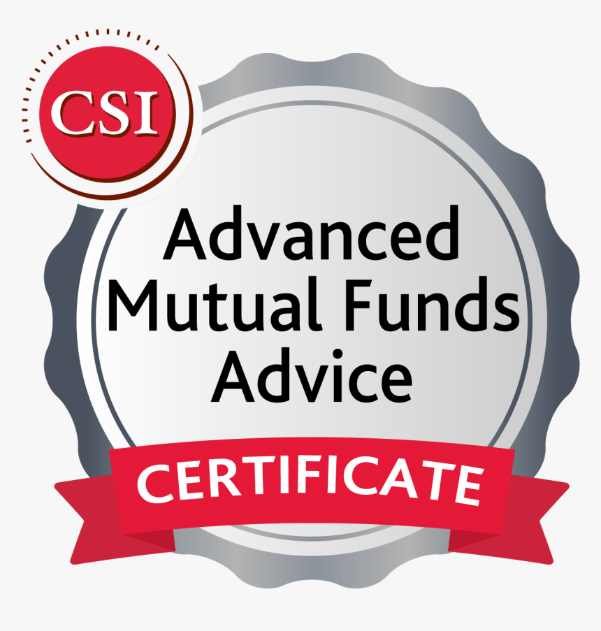 Certificate In Advanced Mutual Funds Advice, HD Png Download