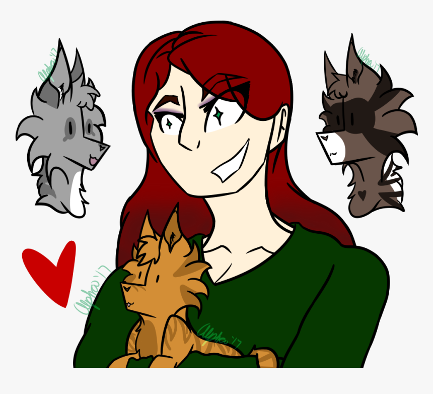 “lindsay With Cats For @giantcookiee‘s Ah Monopoly - Cartoon, HD Png Download