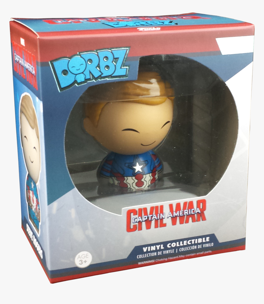 Steve Rogers Dorbz Vinyl Figure - Action Figure, HD Png Download