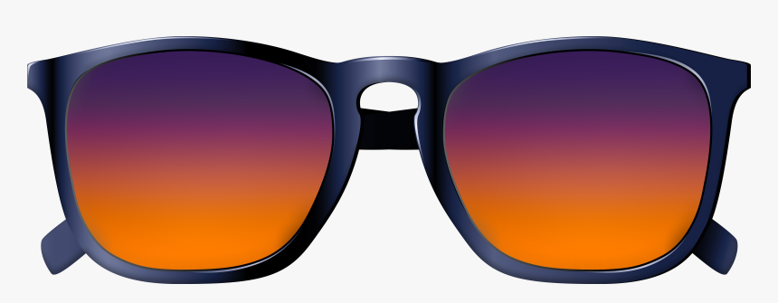 Sunset Colors Transparent Image - Transparent Colored Glasses Png, Png Download