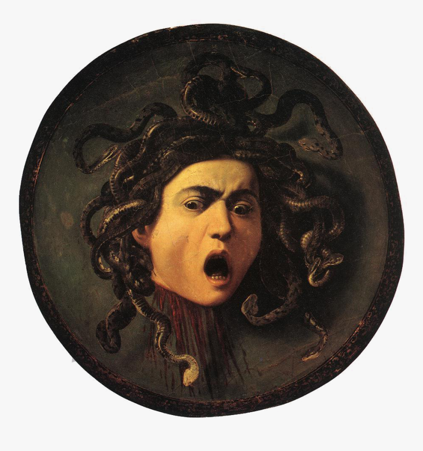 Medusa Caravaggio, HD Png Download