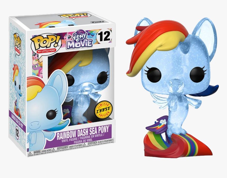 Rainbow Dash Sea Pony My Little Pony The Movie - Rainbow Dash Sea Pony Pop, HD Png Download
