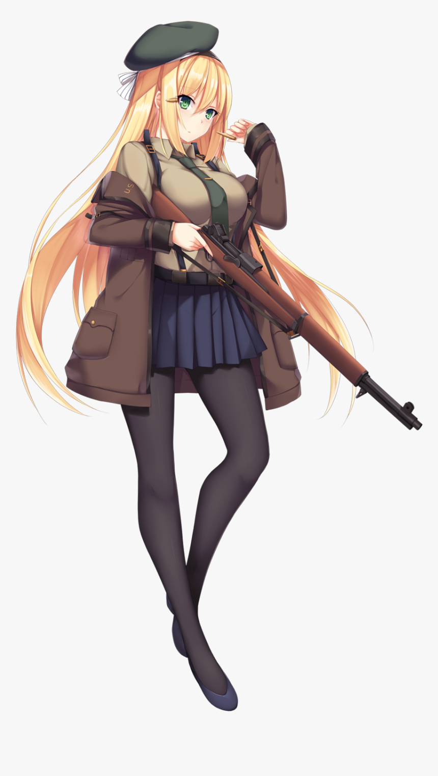 M1 Garand - M1 Garand Anime Girl, HD Png Download