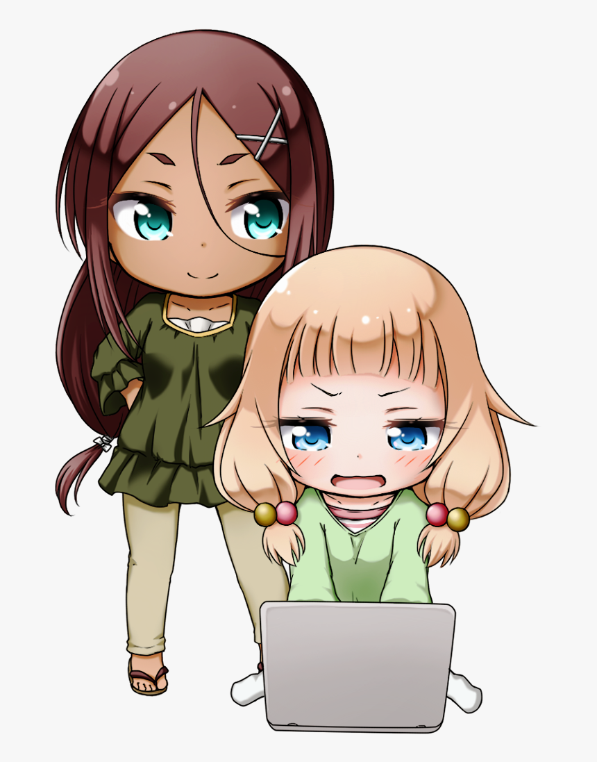 Transparent Happy Anime Girl Png - Cartoon, Png Download