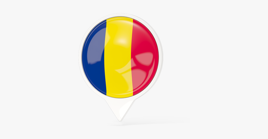 White Pointer With Flag - Circle, HD Png Download