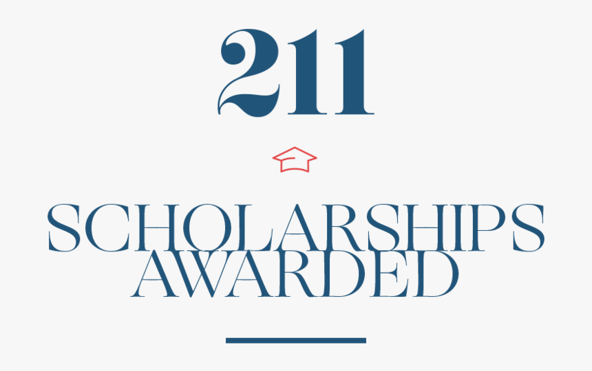 211 Scholarships Awarded, HD Png Download