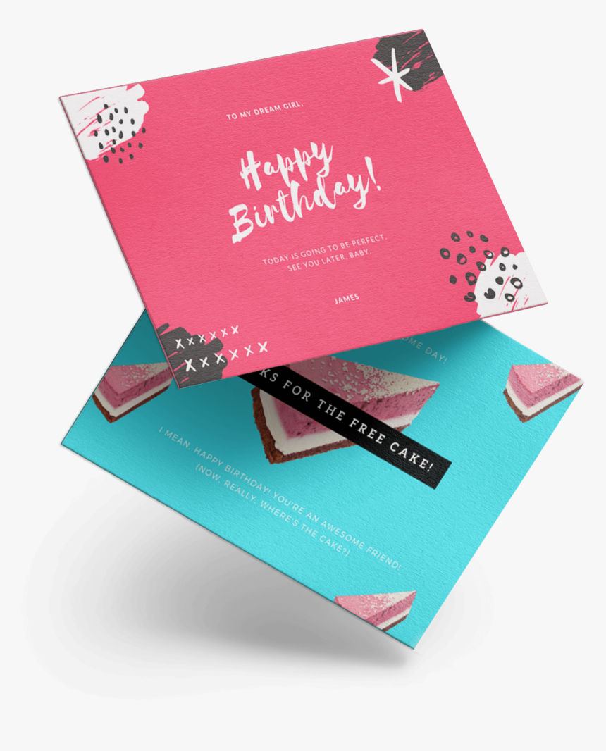 Birthday Cards Png - Diseño De Tarjetas Personalizadas, Transparent Png