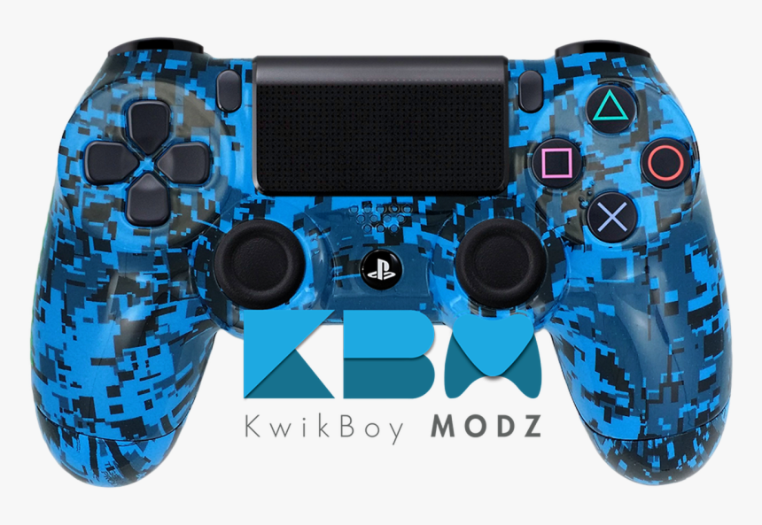 Red And Blue And Black Ps4 Controller, HD Png Download