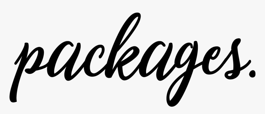Packages - Calligraphy, HD Png Download