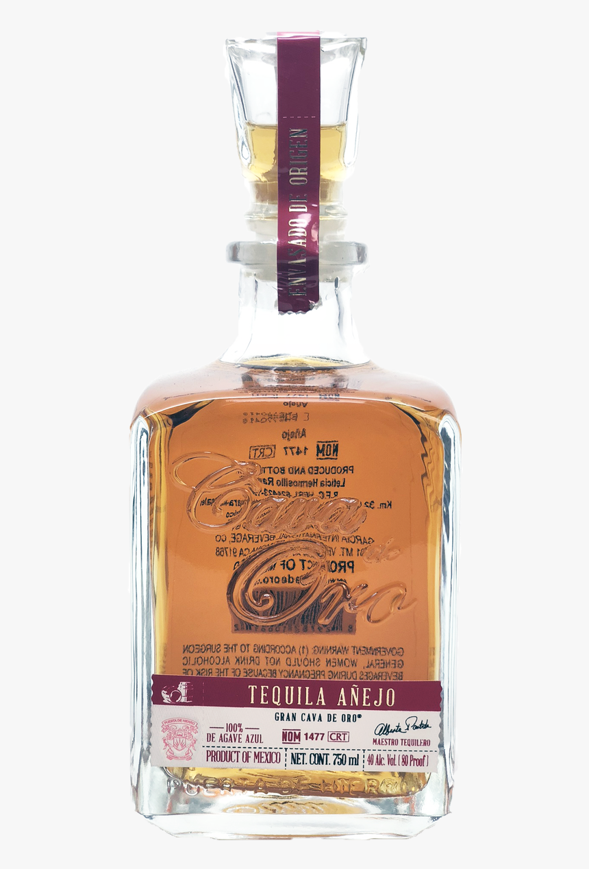 Cava De Oro Anejo Tequila - Cava De Oro Tequila Anejo, HD Png Download