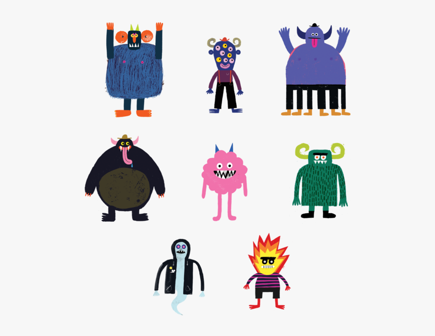 The Spooky Squad Set - Tattly Set The Spooky Squad Tattoo, HD Png Download