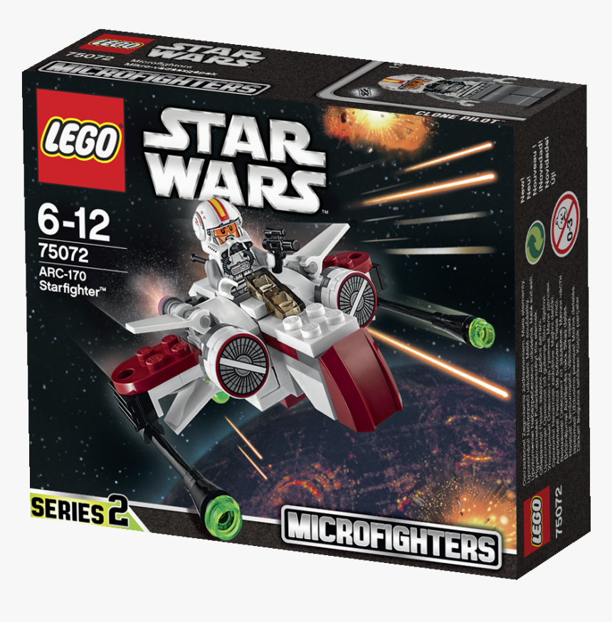 Lego Star Wars Arc 170 Starfighter Microfighter, HD Png Download