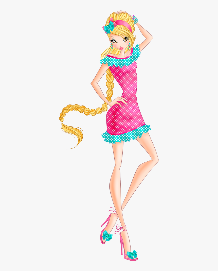 World Of Winx Chef Chic Stella Strawberry Outfit Png - World Of Winx Stella, Transparent Png