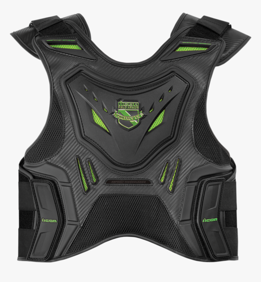 Icon Mens Stryker Green Armored Motorcycle Riding Street - Icon Motorcycle Vest Armor, HD Png Download