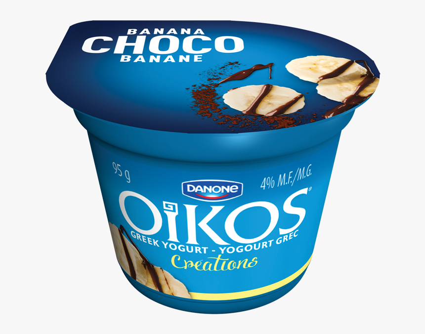Oikos Greek Yogurt Banana Choco - Ice Cream, HD Png Download