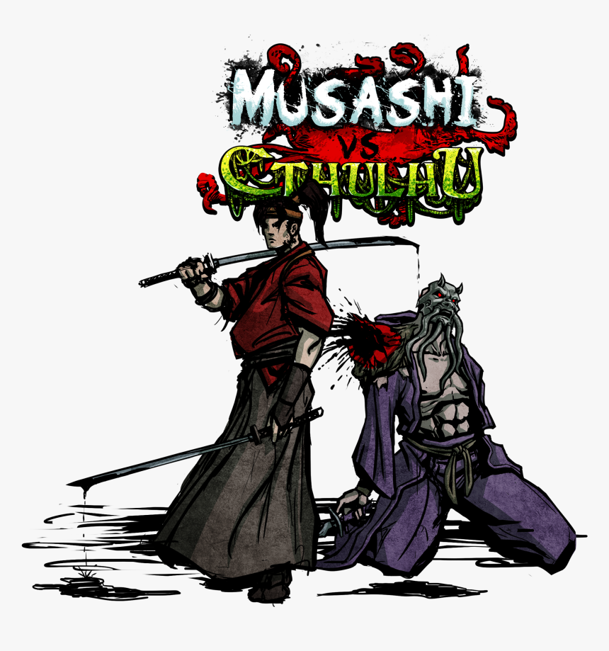 Cyber Rhino Studios Announces Global Access To Fast-paced - Musashi Vs Cthulhu, HD Png Download