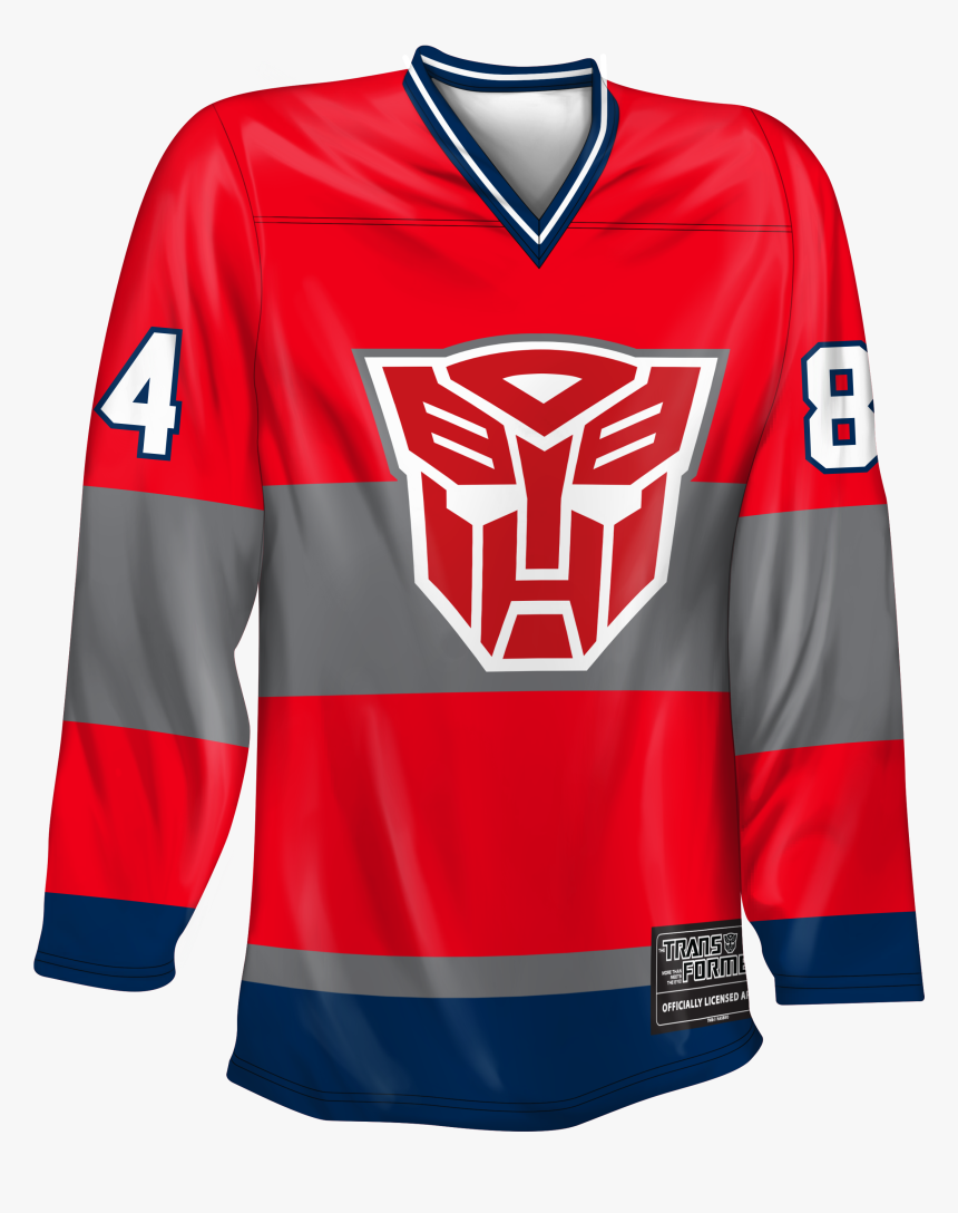 Optimus Prime Hockey Jersey - Hockey Jersey T Shirt, HD Png Download