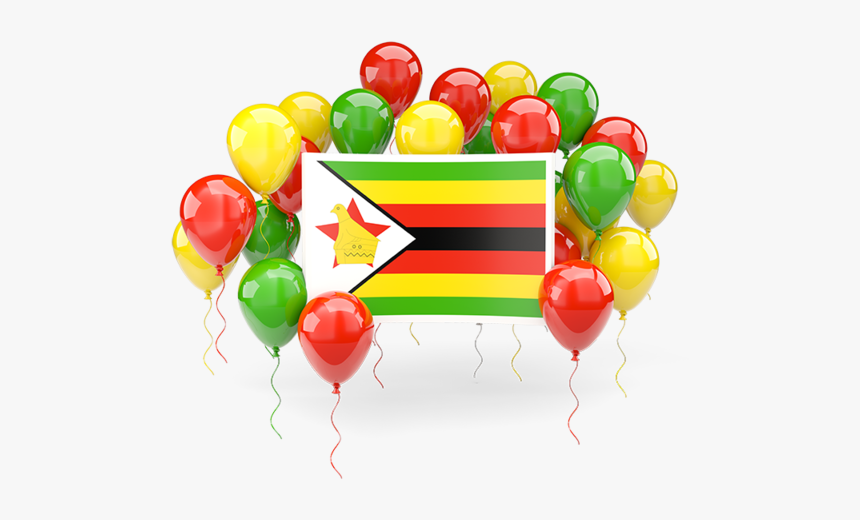 Square Flag With Balloons - Kuwait Flag Balloons Png, Transparent Png