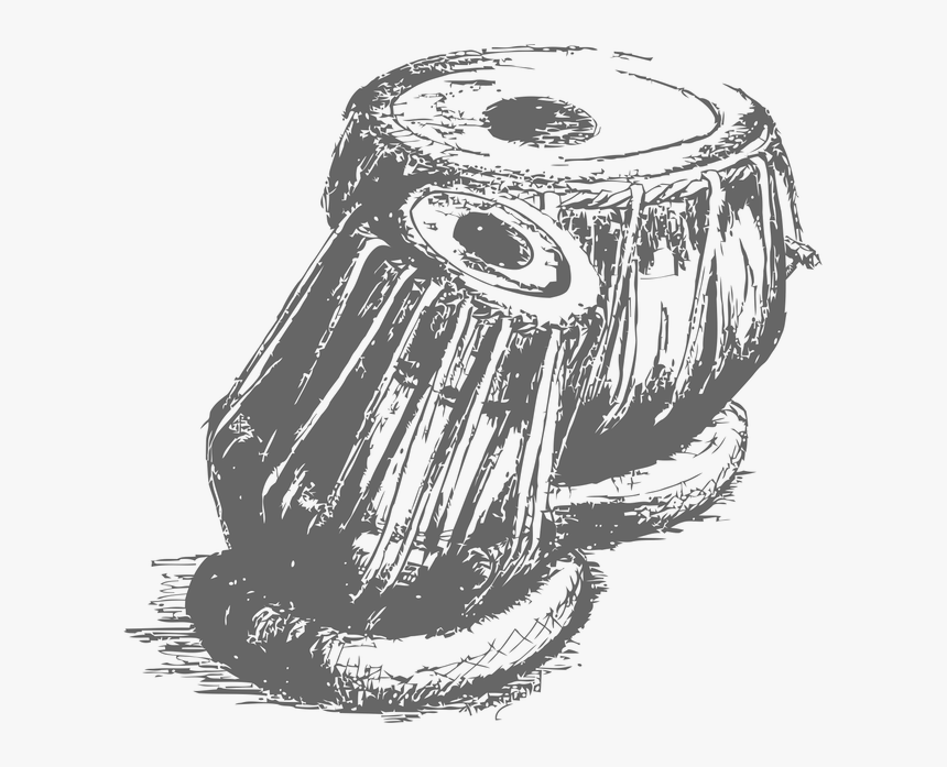 Tabla Black And White Png, Transparent Png