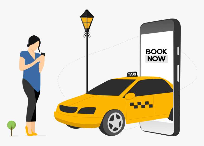 Taxi Business - Taxi App Development, HD Png Download
