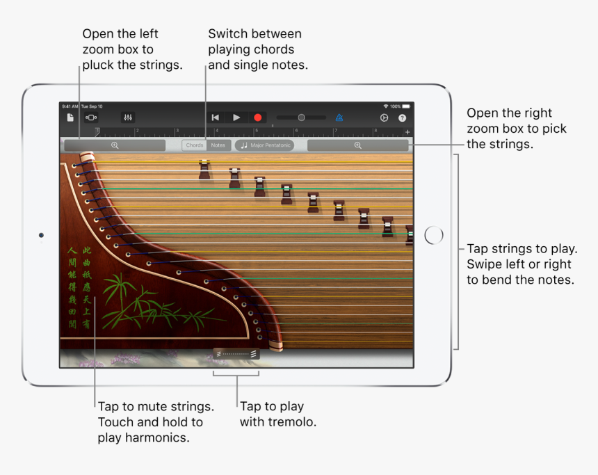 Guzheng, HD Png Download