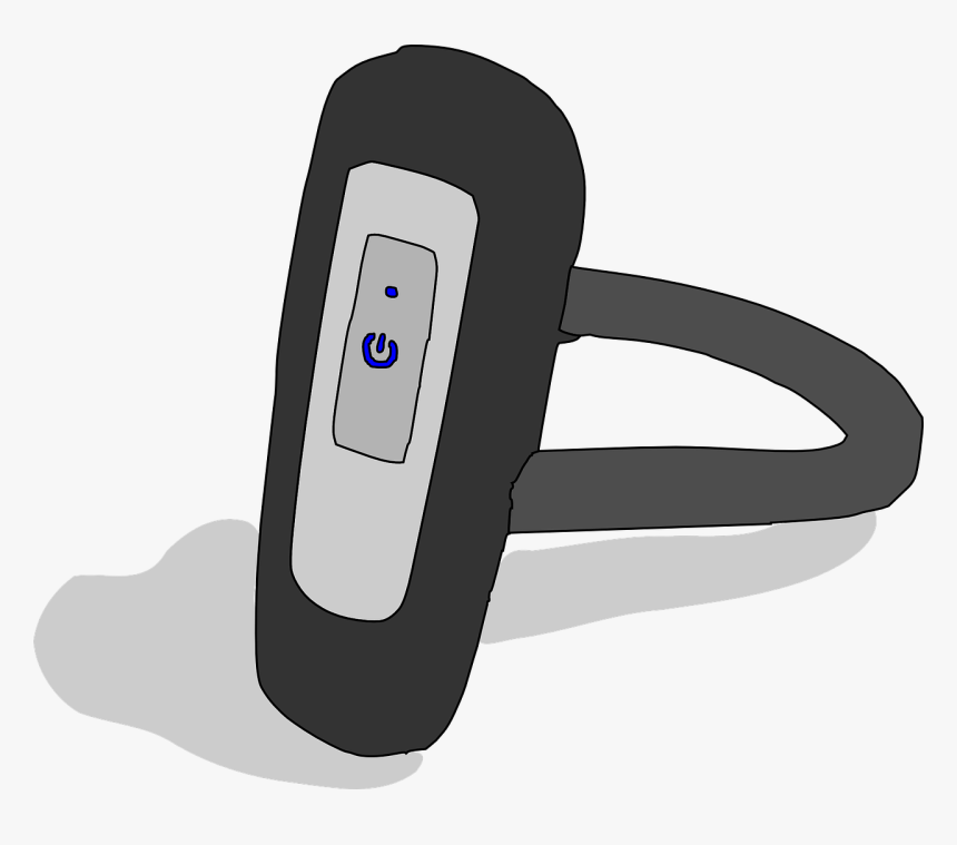 Bluetooth Headset Clip Art, HD Png Download