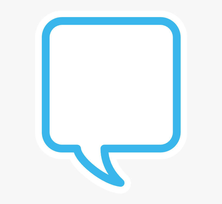 Qr Code Speech Bubble Template, HD Png Download