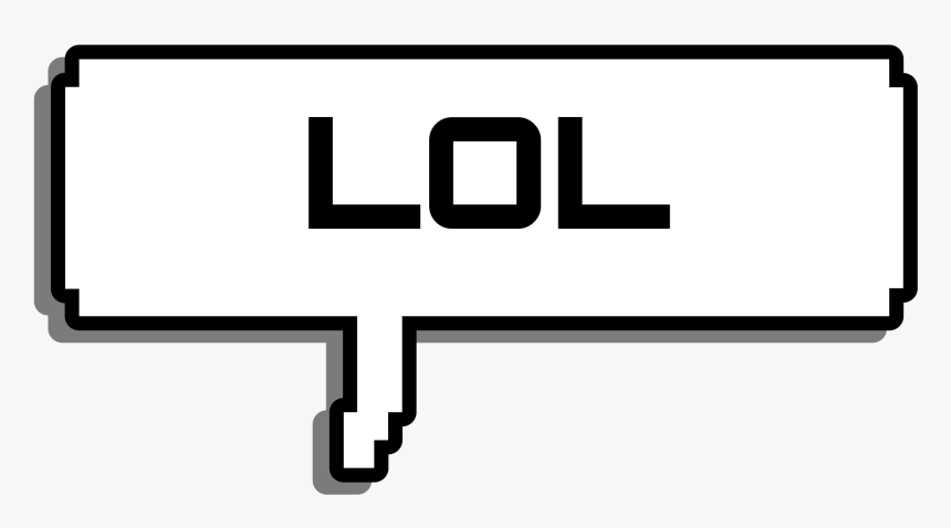 #lol #speech #bubble #freetoedit - Parallel, HD Png Download