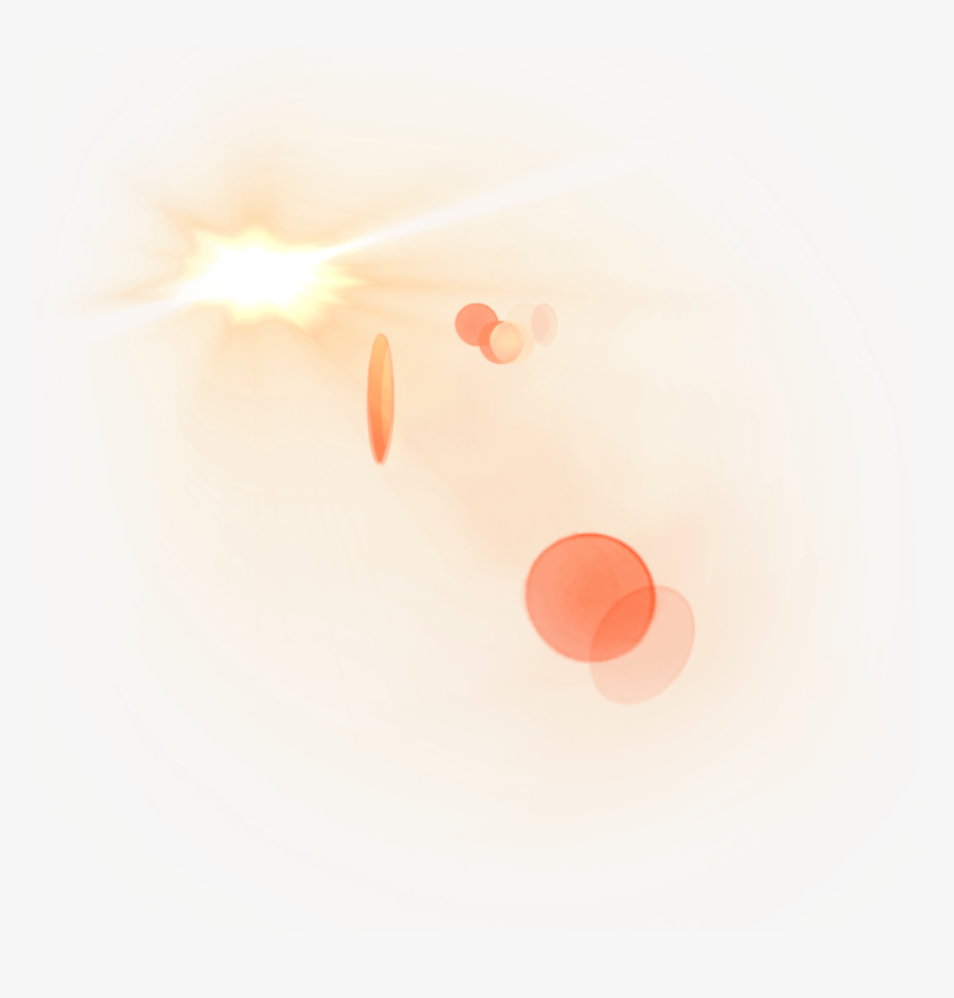 #orange #lights #light #effect #effects - Sun, HD Png Download