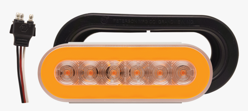 Stl111kacbp Glolight Oval Sealed Led Amber Parking - Usb Cable, HD Png Download