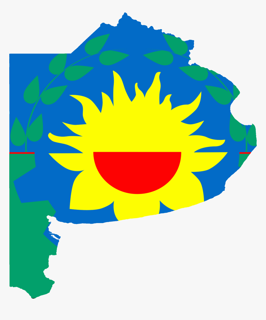Flag Of Buenos Aires Province Png - Buenos Aires Flag Map, Transparent Png