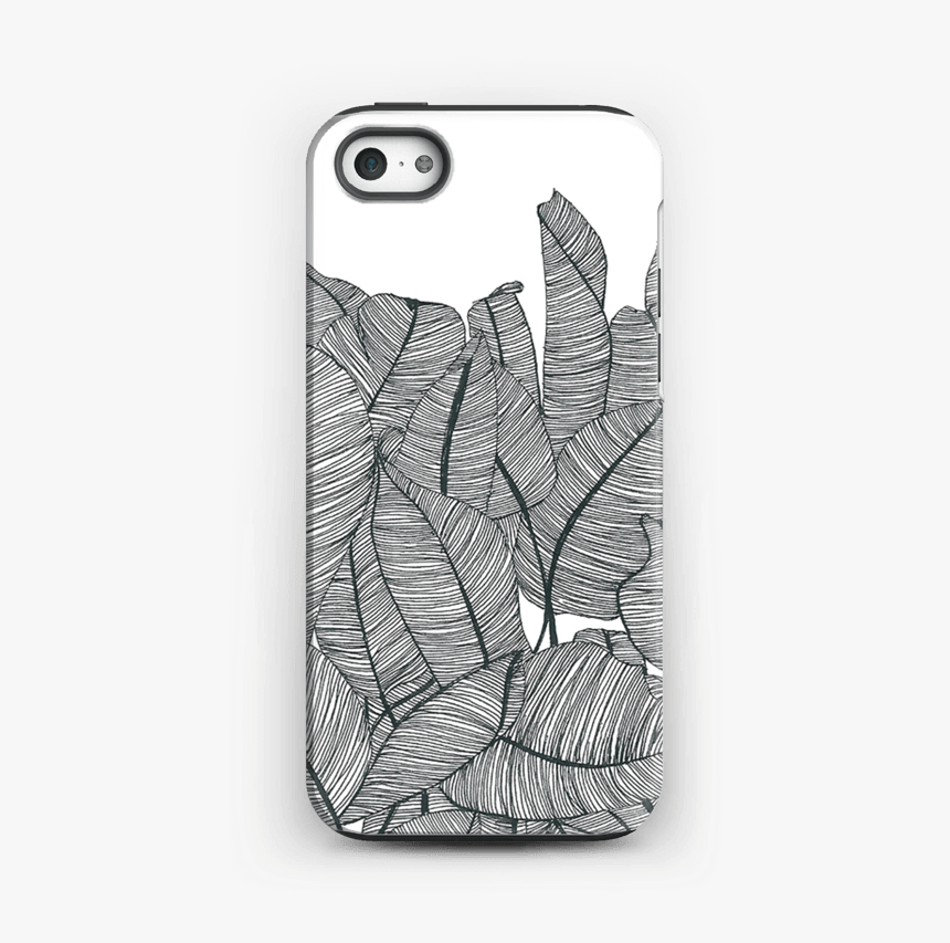 Banana Leaves Case Iphone 5/5s Tough - Mobile Phone Case, HD Png Download