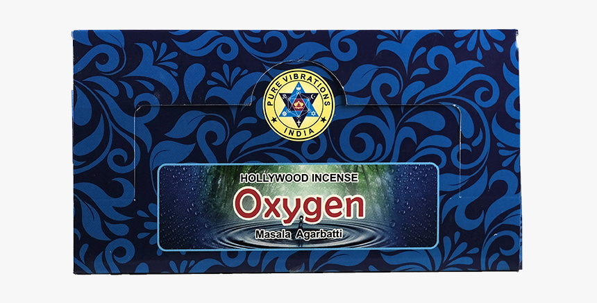 Hollywood Incense Oxygen Incense - Label, HD Png Download