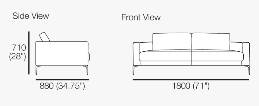 Studio Couch, HD Png Download