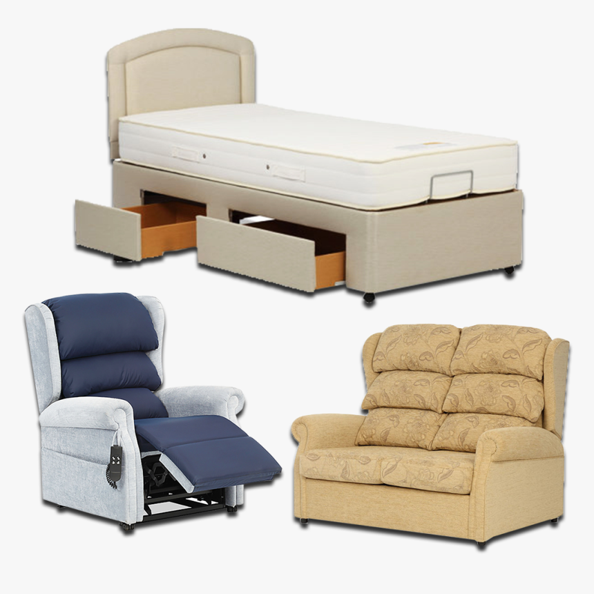 Types Of Chair Beds - Bed Frame, HD Png Download