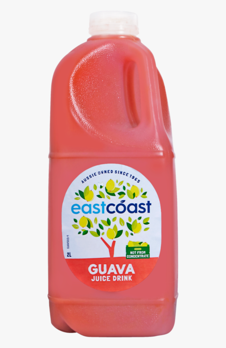 Guava Fruit Drink - East Coast 2l Ruby Red Grapefruit Juice, HD Png Download