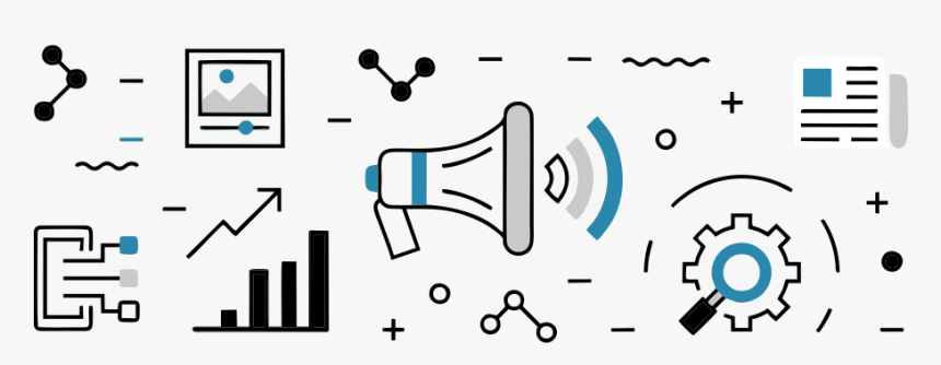 Social Media Marketing Banner Vector, HD Png Download