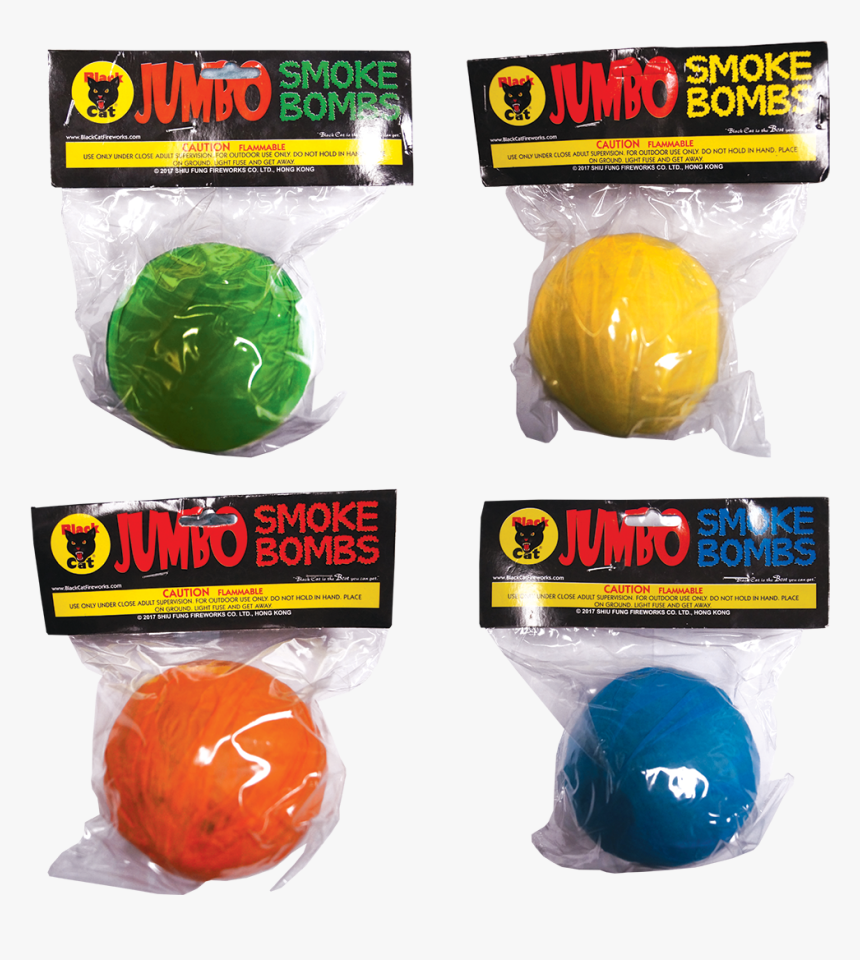 Jumbo Smoke Bombs 4 Assorted Colossal Colors - Smoke Bomb Hong Kong, HD Png Download