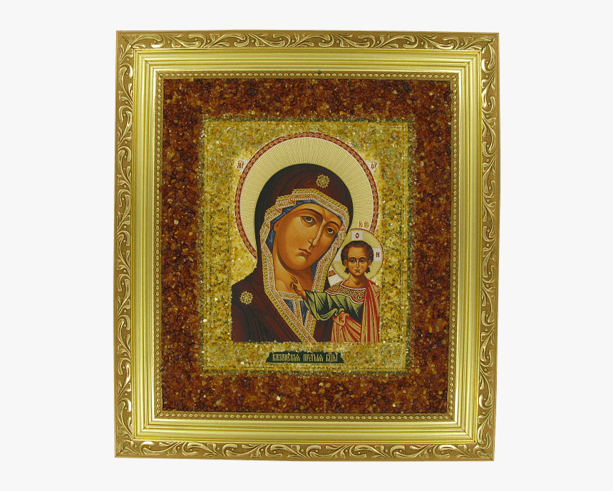 Orthodox Icon Kazan Mother Of God - Picture Frame, HD Png Download