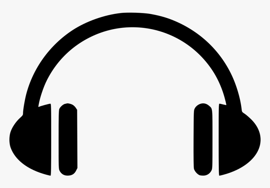 Earphones - Black Music Headphone Icon, HD Png Download
