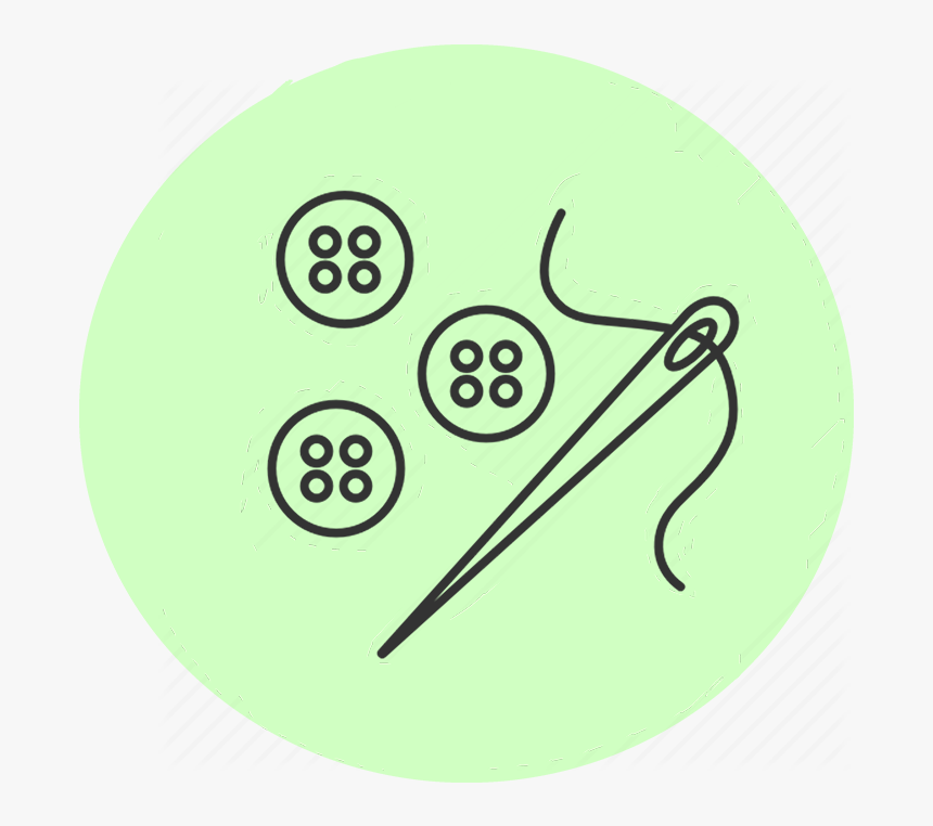 Sewing - Circle, HD Png Download