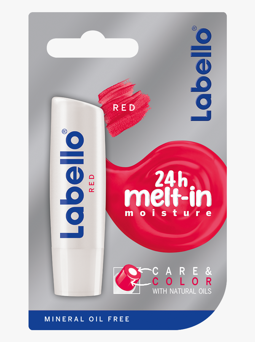 85275 Labello Care Color Red Blister Layer - Labello, HD Png Download ...